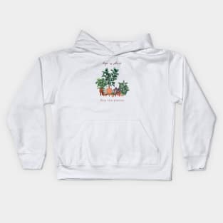 House plant collection 2 Kids Hoodie